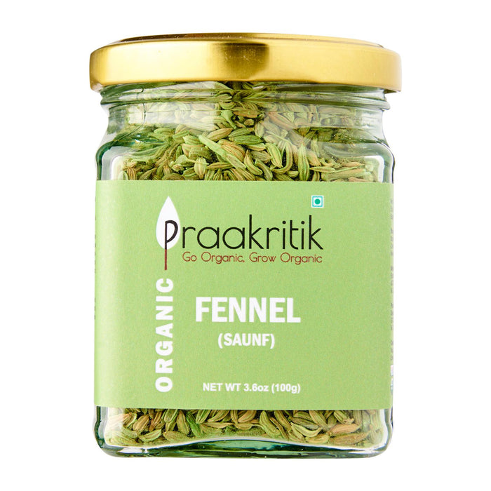 Praakritik Organic Saunf/Fennel Seed
