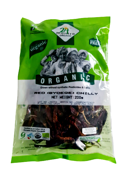 24 Mantra Organic Red (Bydege) chilli whole