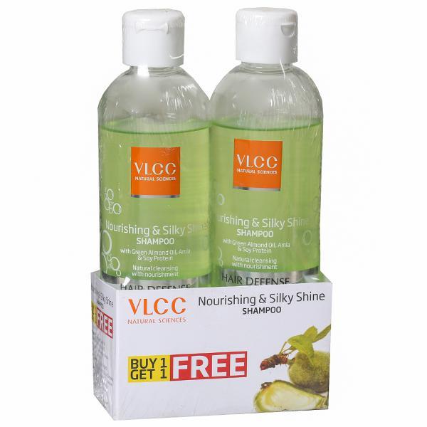 VLCC Nour and Silkshine Shampoo (Pack of 2)
