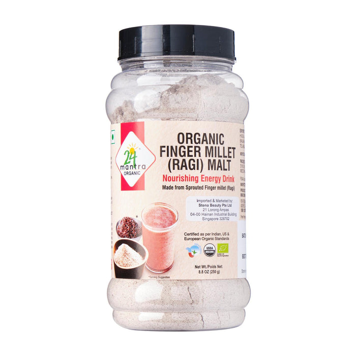 24 Mantra Organic Ragi (Finger Millet) Malt Nourishing Energy Drink