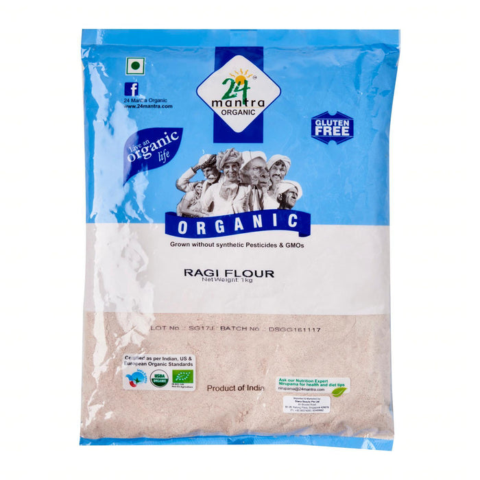 24 Mantra Organic Ragi (Finger Millet) Flour