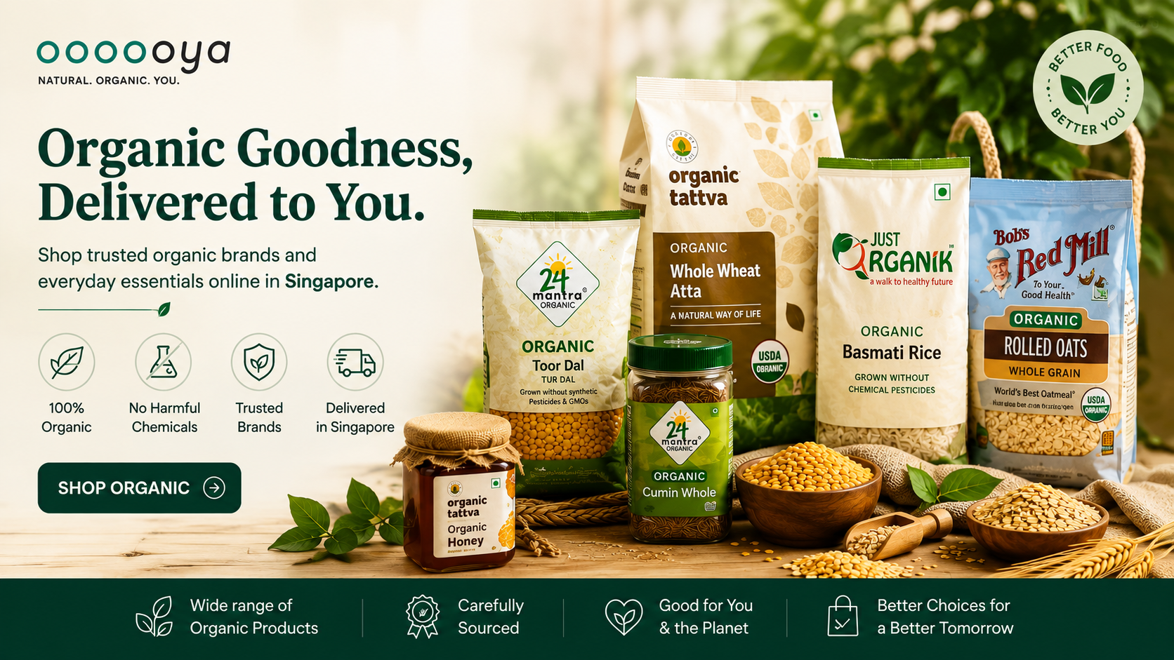Organic Goodness, Delivered to Your Door in Singapore