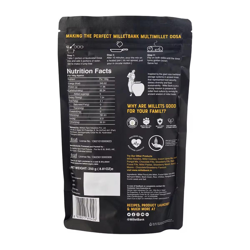 Millet Bank Multi Millet Dosa Mix 250g