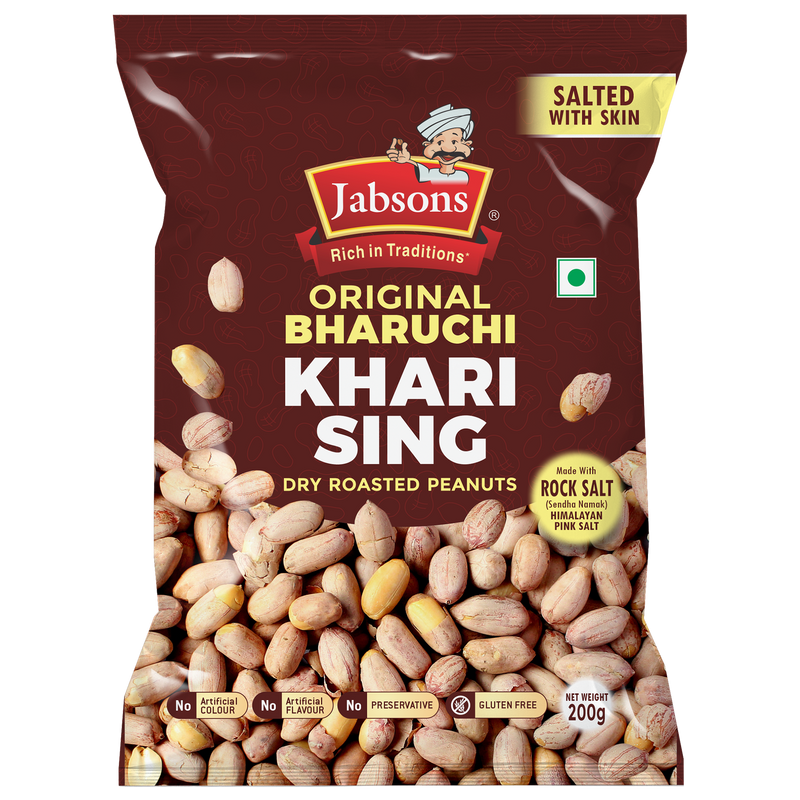 Jabsons Roasted Peanut Khari Sing With Skin