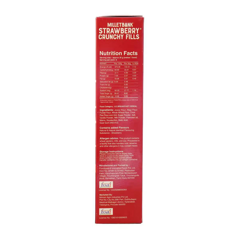 Millet Bank Strawberry Crunchy Fills 250g