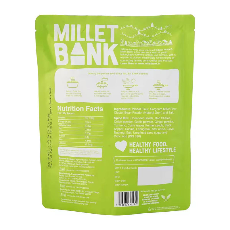 Millet Bank Soghrum Noodles 180g
