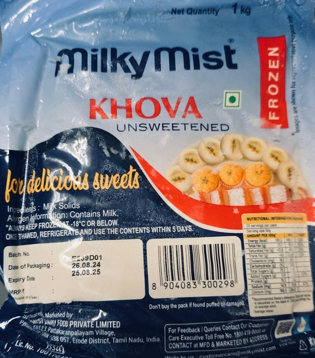 Milky Mist Khova - Unsweetened 1 kg