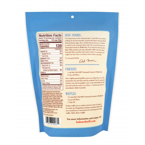 Bob's Red Mill Homestyle Pancake & Waffle Mix