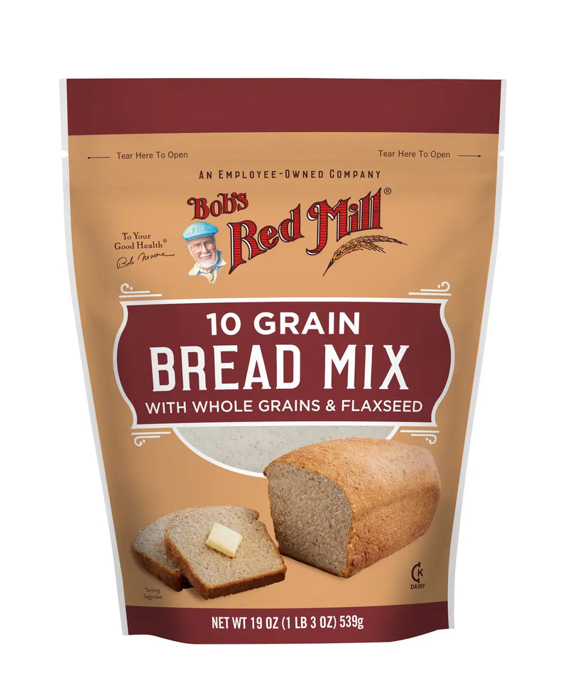 Bob's Red Mill, 10 Grain Bread Mix with Whole Grains & Flaxseed 539g