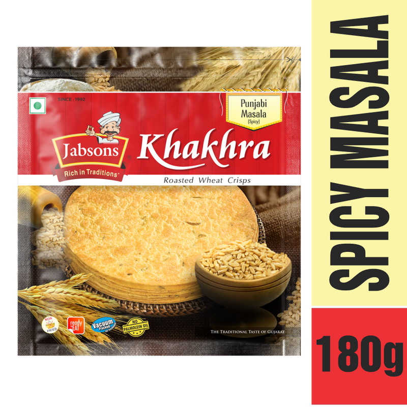 Jabsons Punjabi Masala Khakhra 180g
