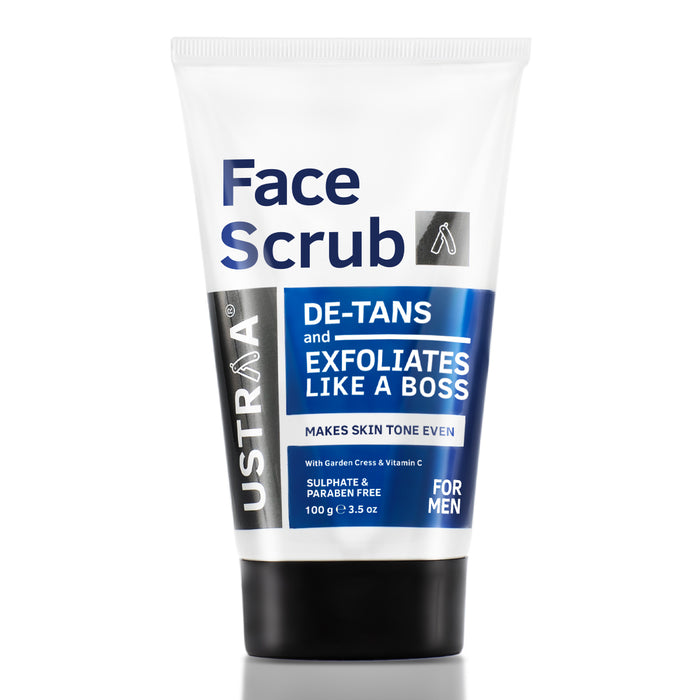 Ustraa Face Scrub De-Tan - Exfoliation & Tan Removal