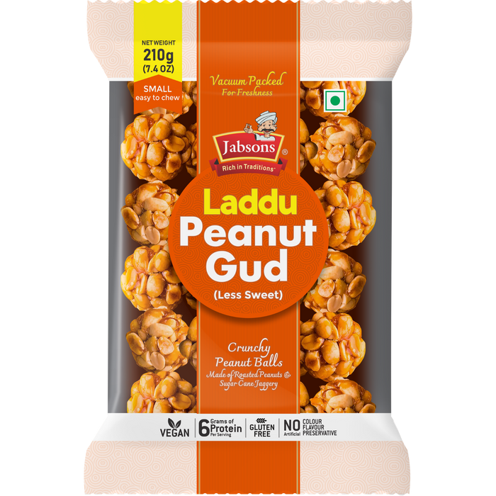 Jabsons Peanut Gud Laddu 210g