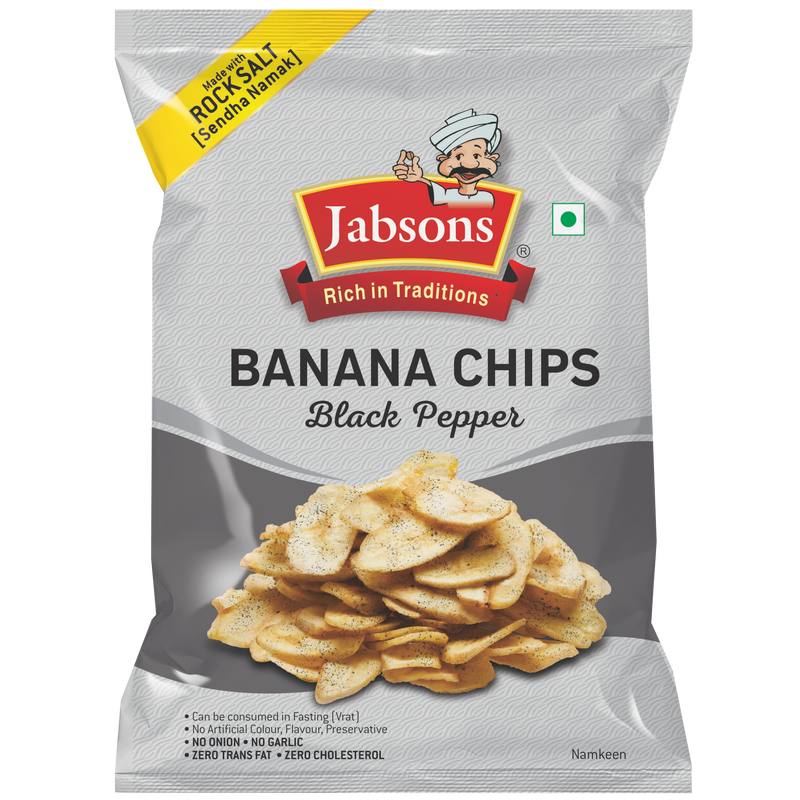 Jabsons Black Pepper Banana Chips 150g
