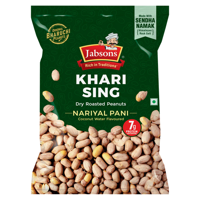 Jabsons Roasted Peanut Khari Sing Coconut water Flavour 200g