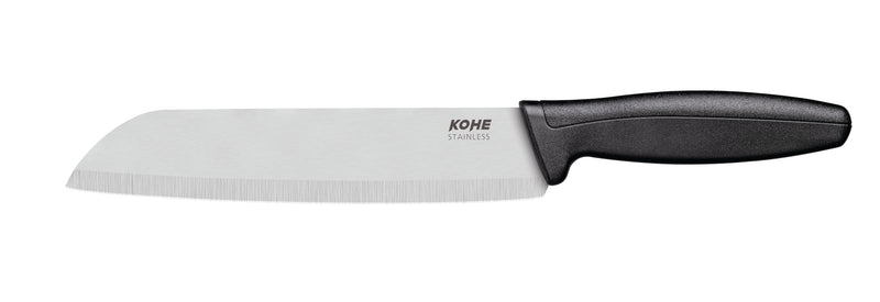 Kohe Santoku Knife straight edge-Hollow 7.5in blade (41108/G)