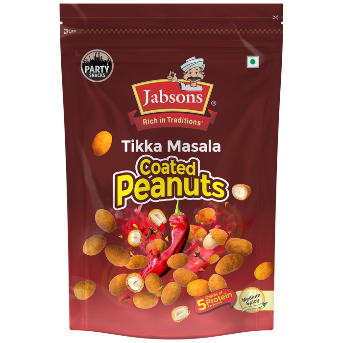 Jabsons Tikka Masala Coated Peanut