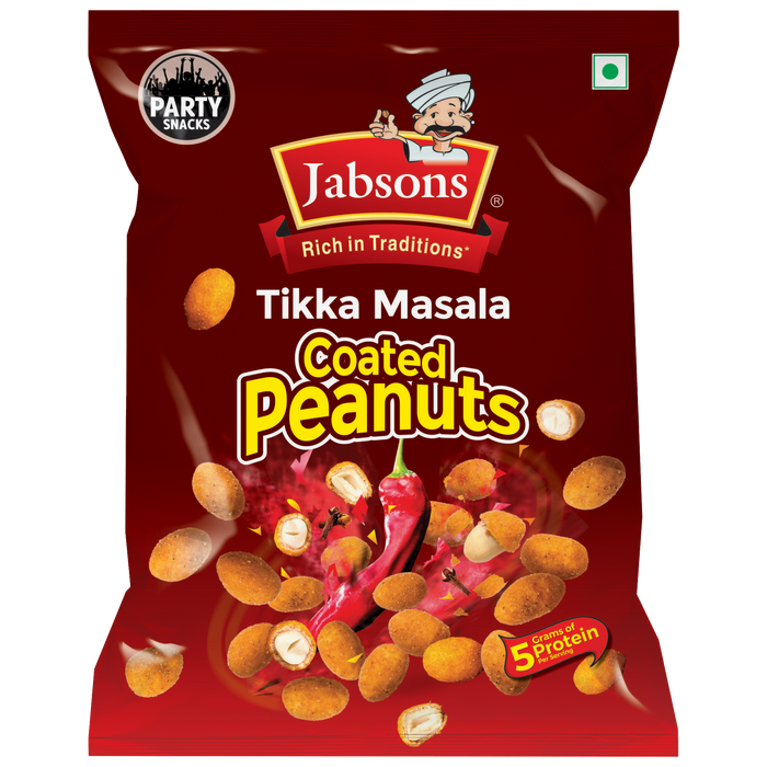 Jabsons Tikka Masala Coated Peanut