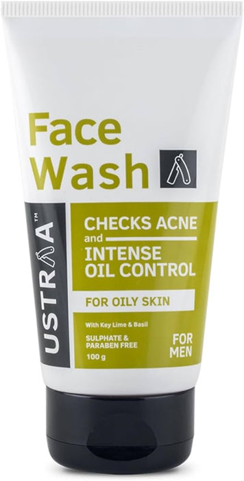 Ustraa Face Wash - Oily Skin (Checks Acne & Oil Control)