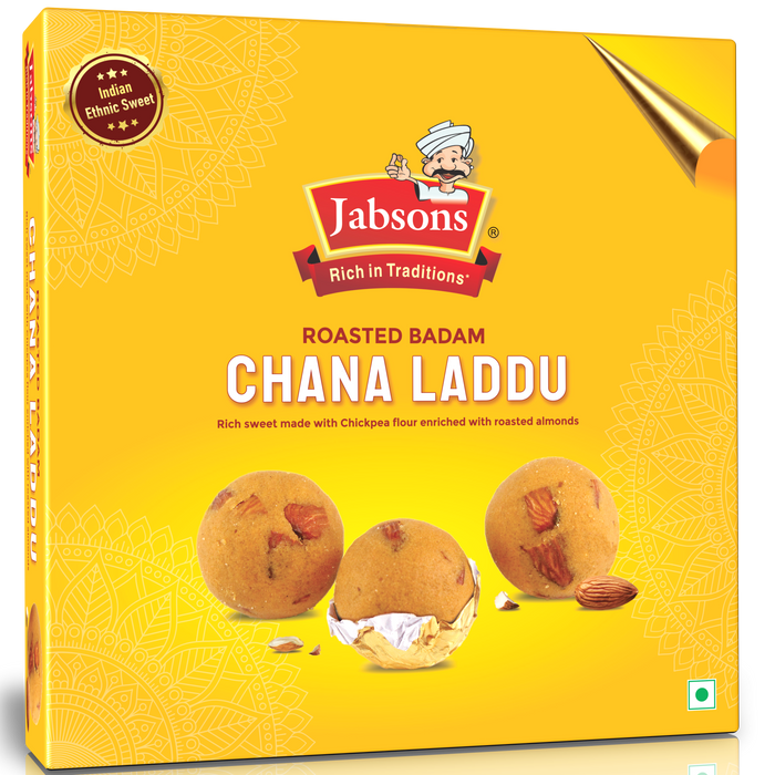 Jabsons Roasted Badam Chana Laddu 400g