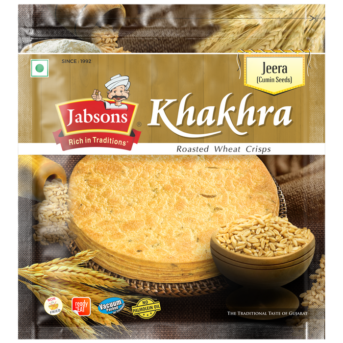 Jabsons Jeera Khakhra 180g