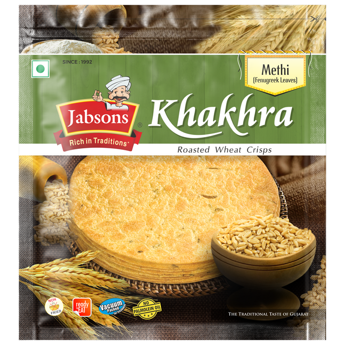 Jabsons Methi Khakhra 180g