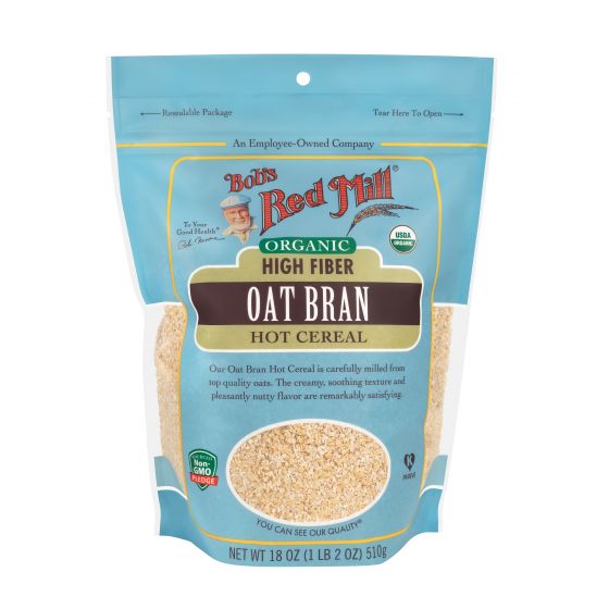 Bob' Red Mill Organic Oat Bran Hot Cereal