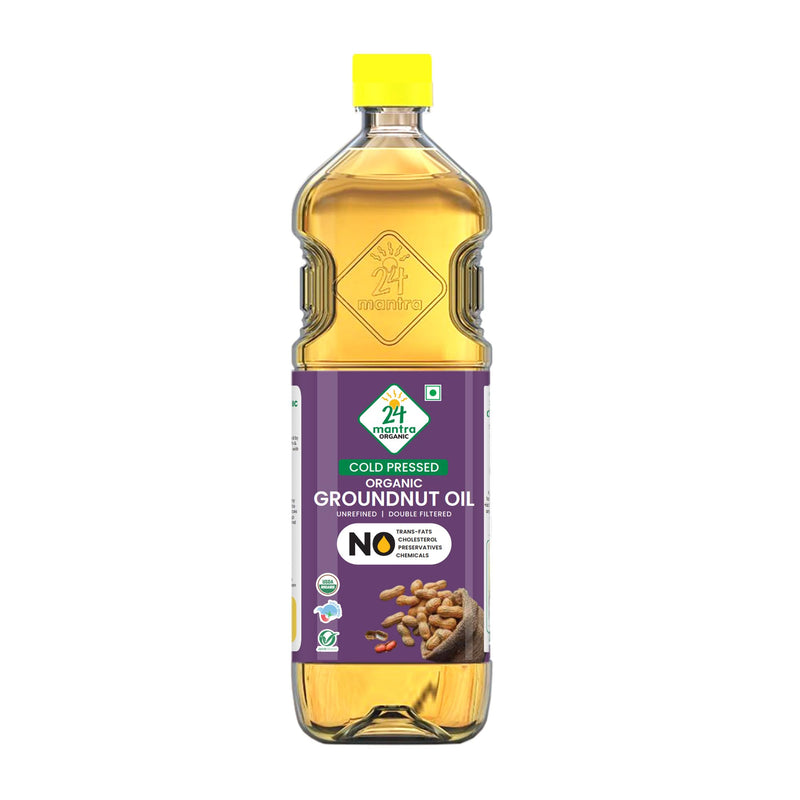 24 Mantra Organic Cold Pressed Groundnut Oil