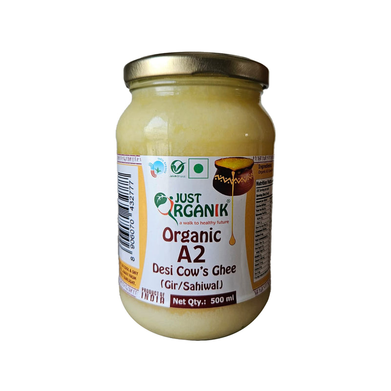 Just Organik Organic A2 Desi Cow Ghee
