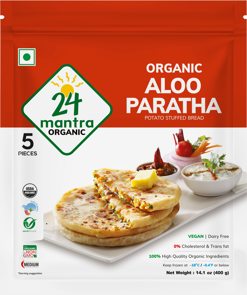 24 Mantra Organic Frozen Aloo Paratha