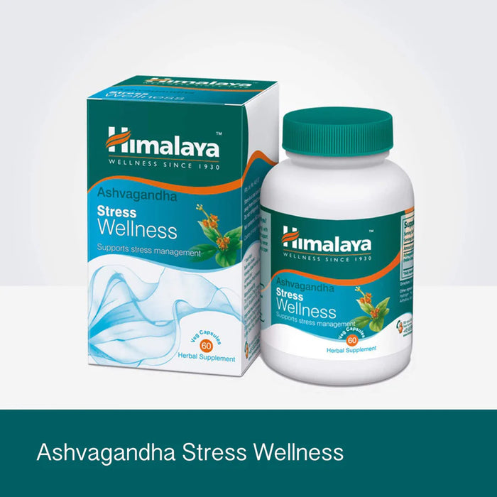 Himalaya Ashvagandha Stress Wellness - Stress Relief 60's (SG Pack)