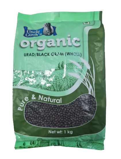 Uncle Cook's Organic Black Urad Dal Whole