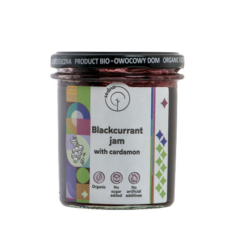 Sedno Blackcurrant jam with cardamon