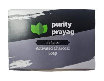 Purity Prayag 100% Natural Activated Charcoal Soap