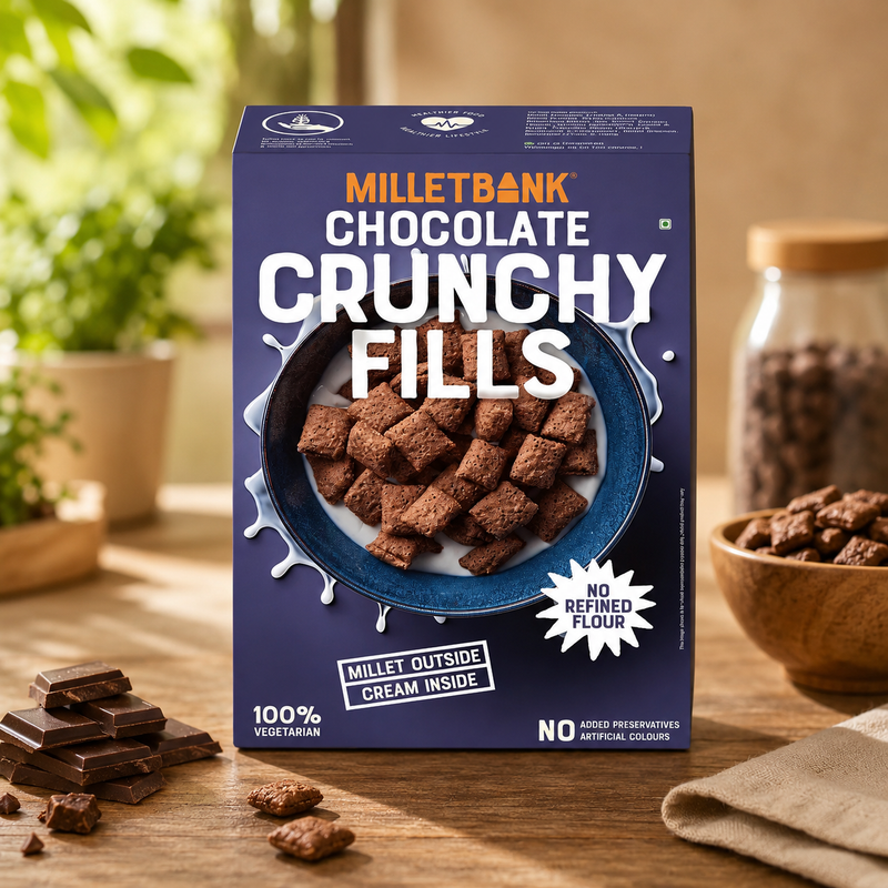 Millet Bank Chocolate Crunchy Fills 250g