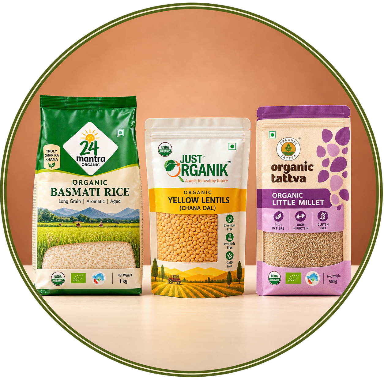 Cereals, Pulses & Millet