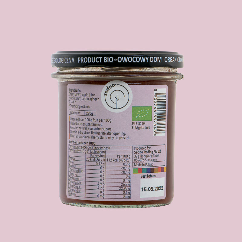 Sedno Cherry jam with ginger