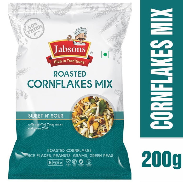 Jabsons Roasted Cornflakes Mix 200g