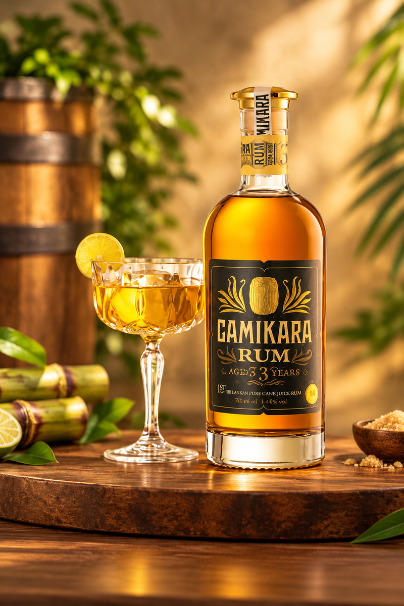 Camikara 3 Year Old Cask Aged Rum 750cl