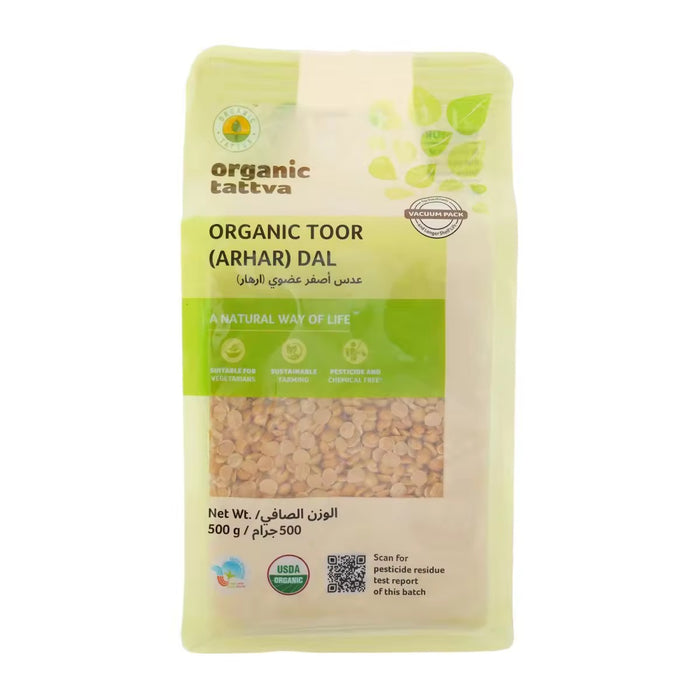 Organic Tattva Organic Toor (Arhar) Dal 500g