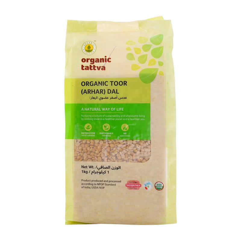 Organic Tattva Organic Toor (Arhar) Dal 1 kg