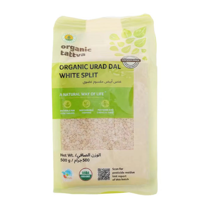 Organic Tattva Organic Urad Dal White Split 500g
