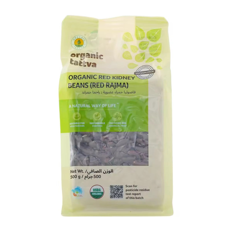 Organic Tattva Organic Red Kidney Beans (Red Rajma) 500g