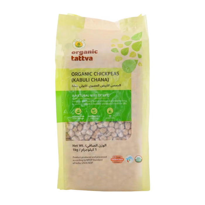 Organic Tattva Organic Chickpeas (Kabuli Chana) 1 kg