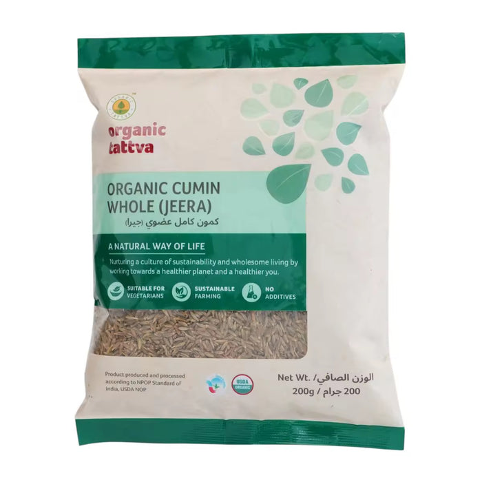 Organic Tattva Organic Cumin Whole (Jeera) 200g