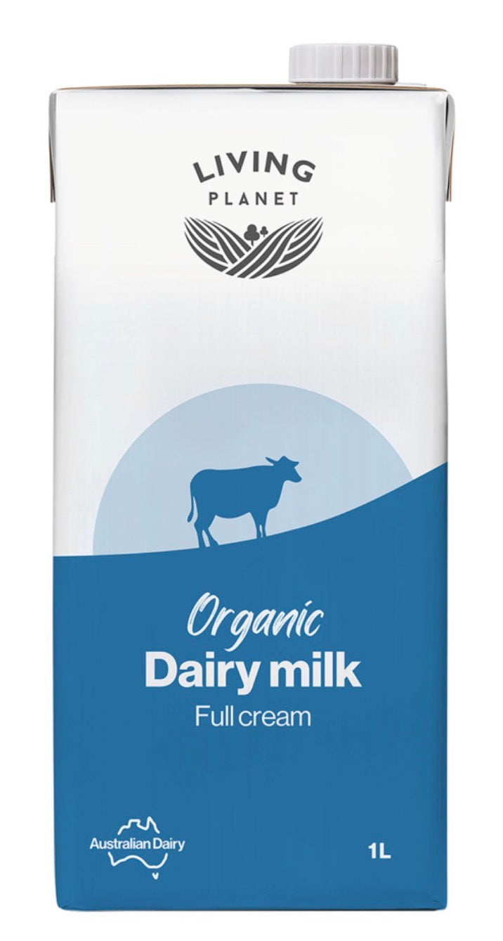 Living Planet Organic Full Cream Dairy Milk