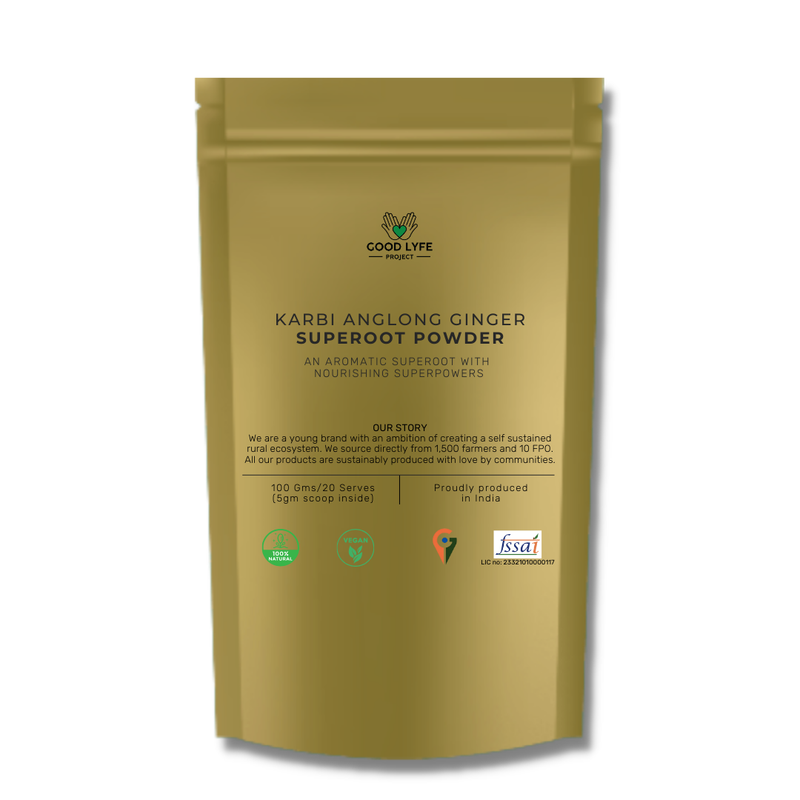 Good Lyfe Project Natural Karbi Anglong Ginger Superoot Powder