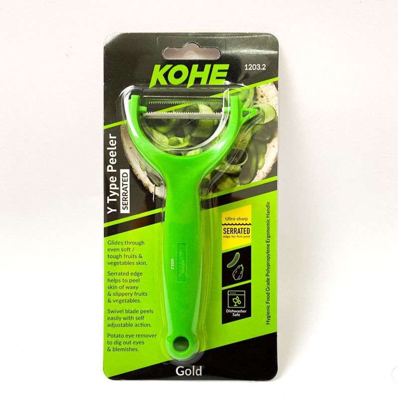 Kohe Y Type Serrated Peeler (Swivel Blade) 1203.2 (146mm)