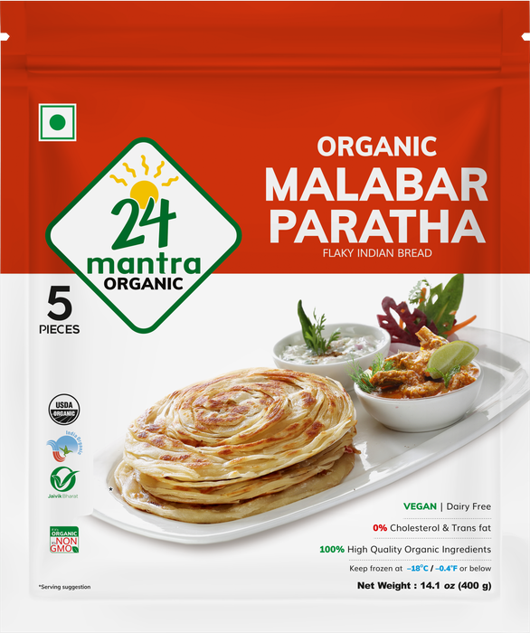 24 Mantra Organic Frozen Malabar Paratha