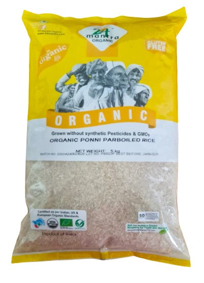 24 Mantra Organic Parboiled Ponni Rice