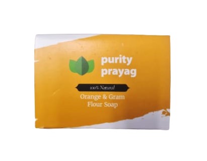 Purity Prayag 100% Natural Organge & Gram Flour Soap